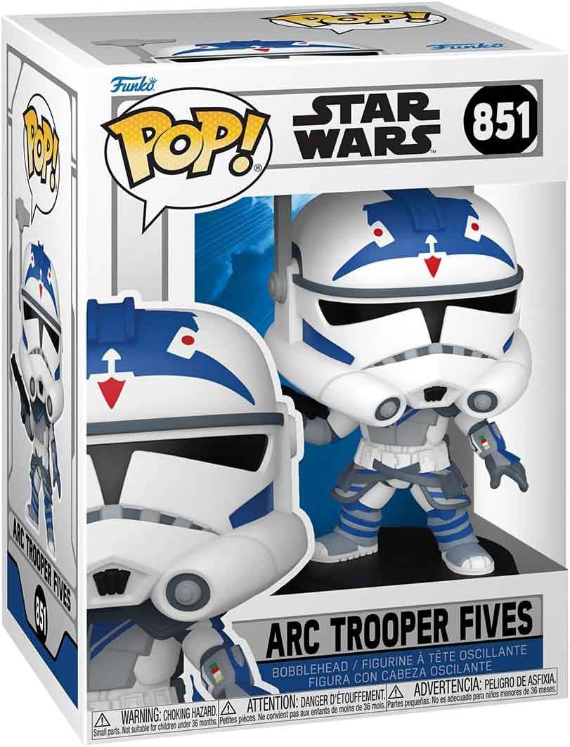 Pop Star Wars Clone Wars 3.75 Inch Action Figure - ARC Trooper Fives #851
