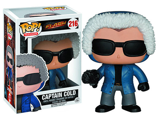 Pop Television 3.75 Inch Action Figure Flash - Captain Cold #216 (Sub Standard Packaging)