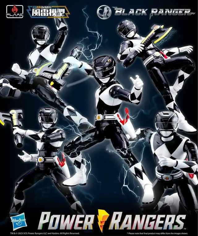 Power Rangers Mighty Morphin 6 Inch Model Kit - Black Ranger
