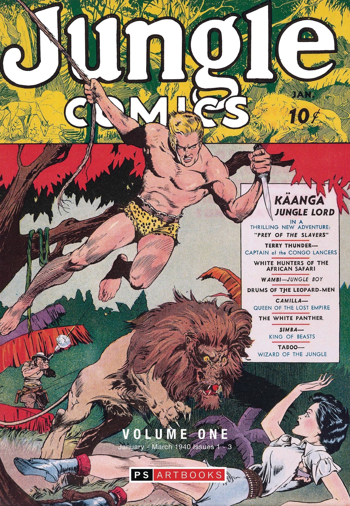 Golden Age Classics Jungle Comics HC Vol 01