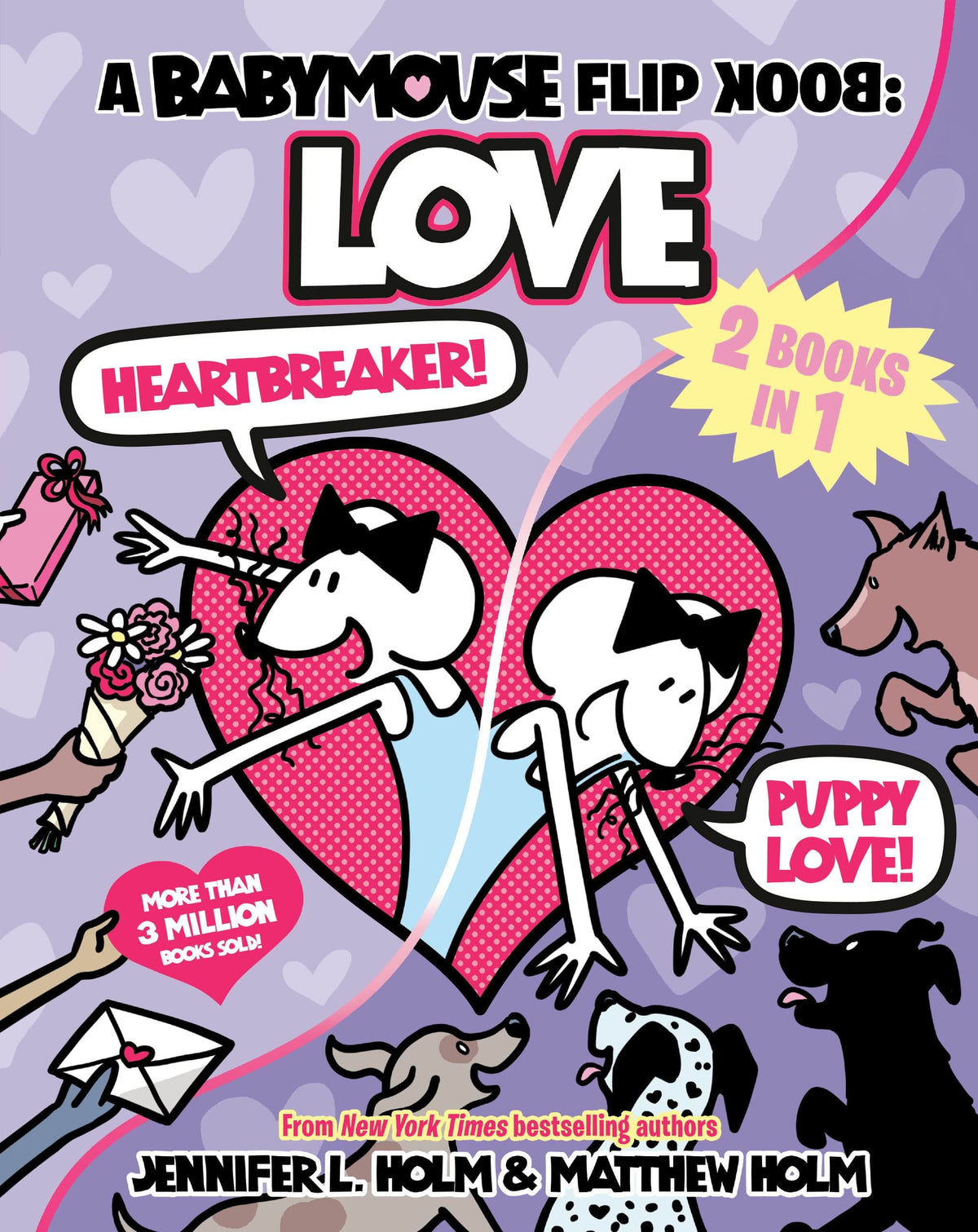 A Babymouse Flip Book: LOVE (Heartbreaker + Puppy Love) TP