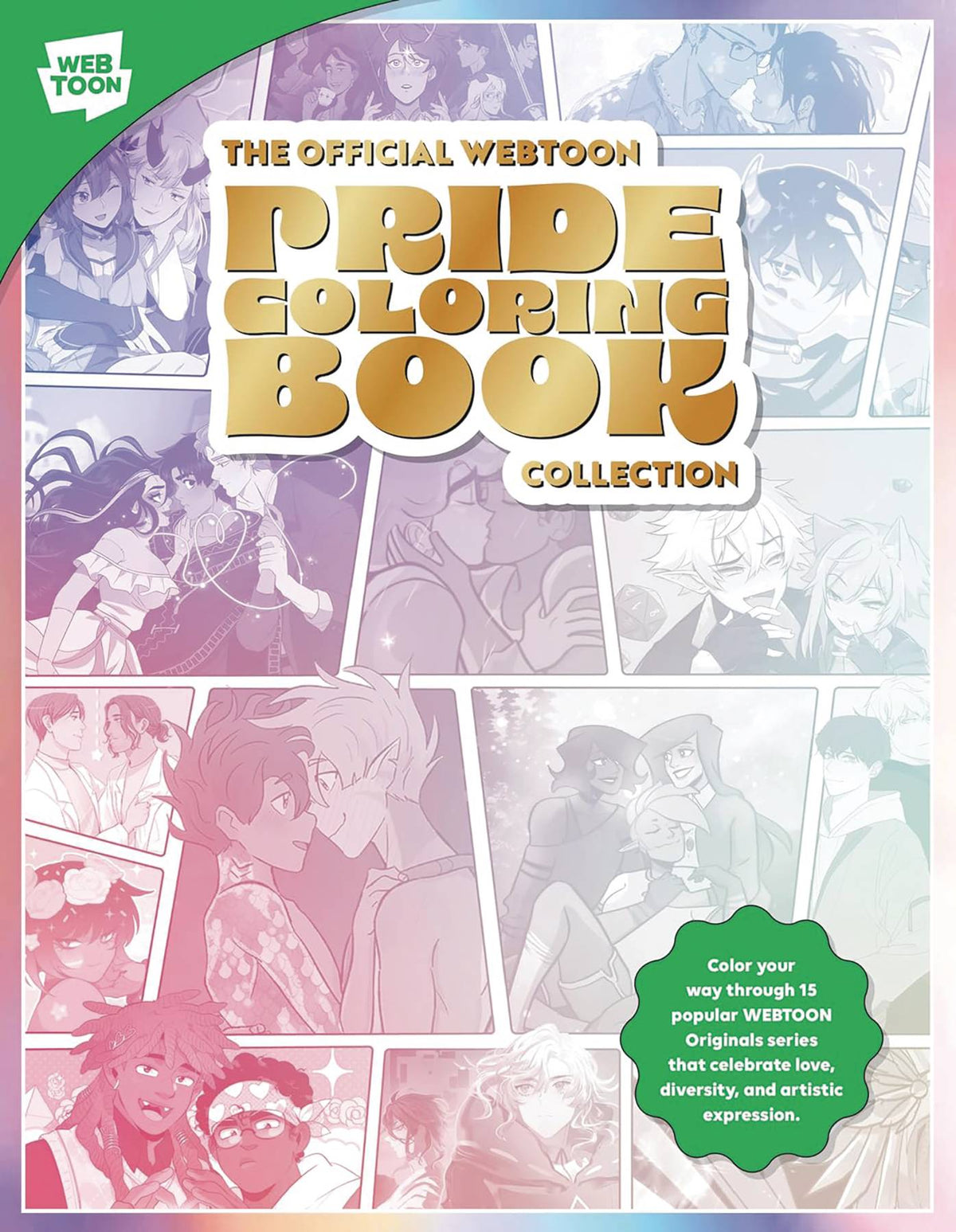 OFFICIAL WEBTOON PRIDE COLORING BOOK COLLECTION SC (MR)