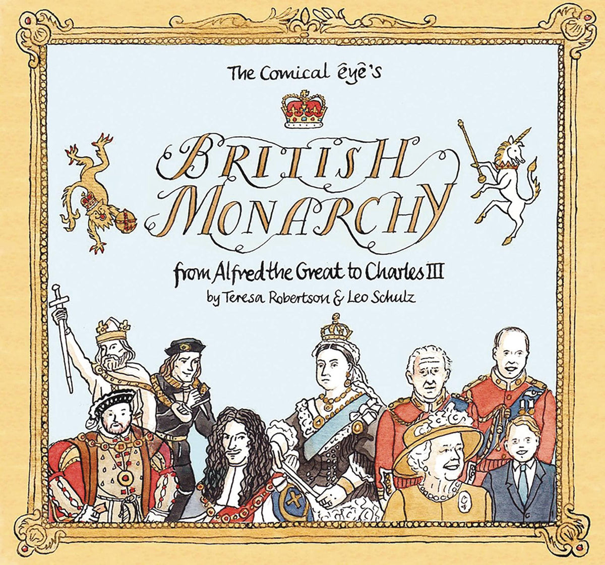 Comical Eyes British Monarchy Alfred Great To Charles IIi