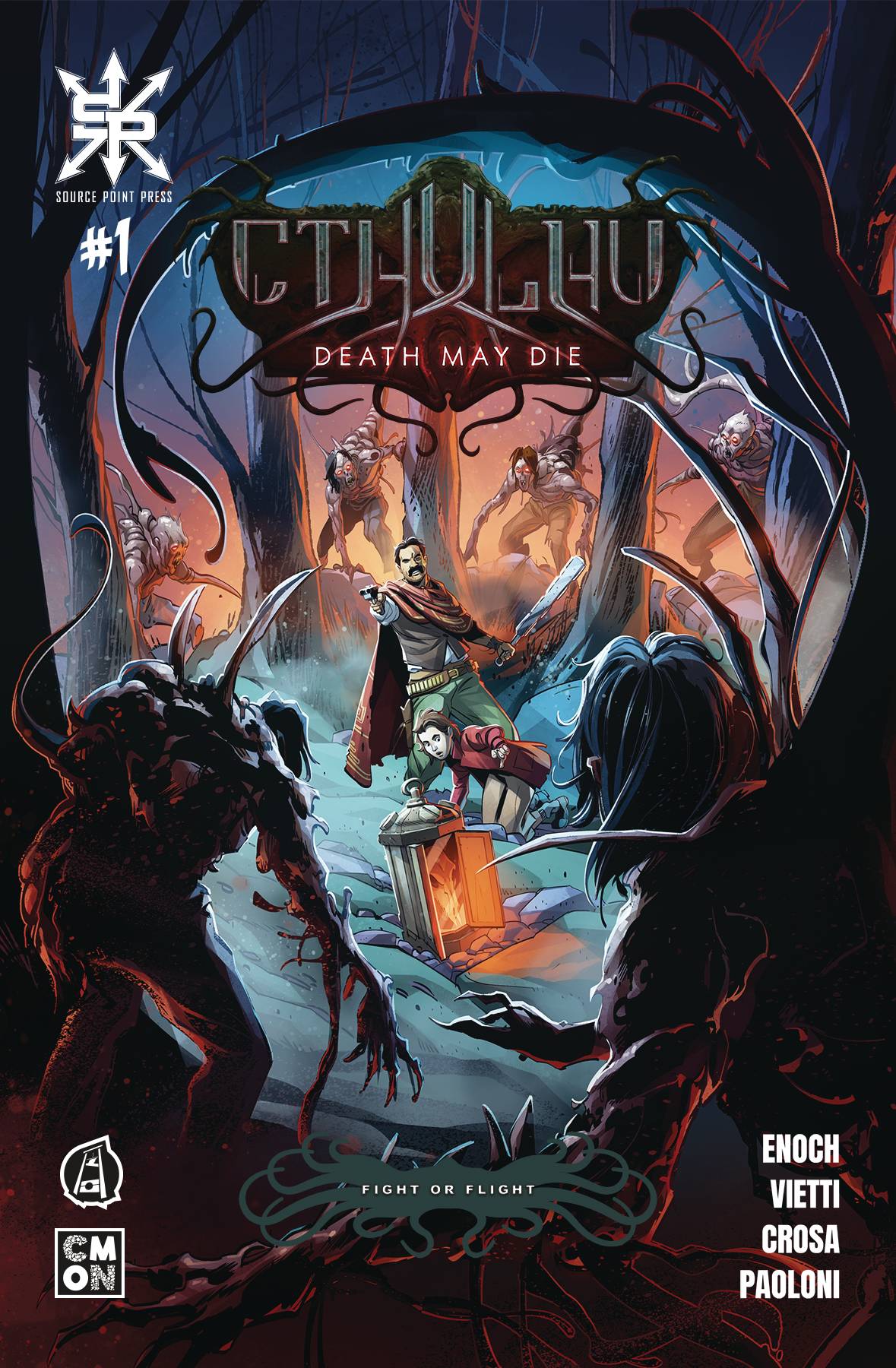 CTHUHLU DEATH MAY DIE #1 (OF 4) CVR A BUSCAGLIA & LANZA (MR)