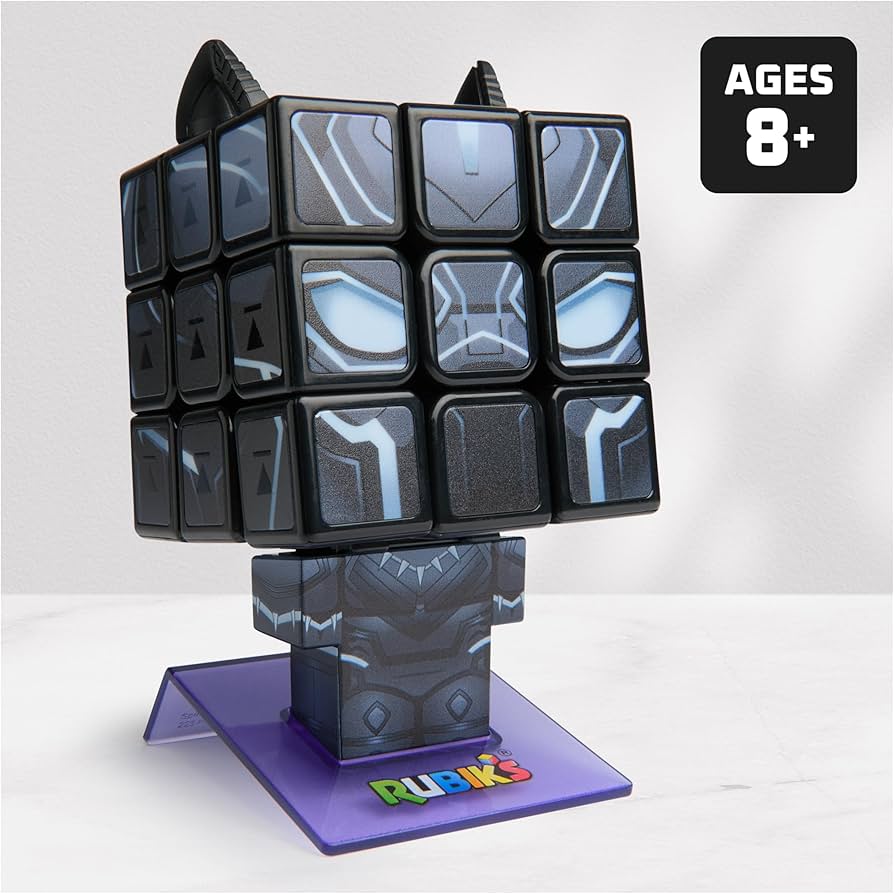 SPINMASTER: THE OFFICIAL RUBIKS - CUBERS - BLACK PANTHER