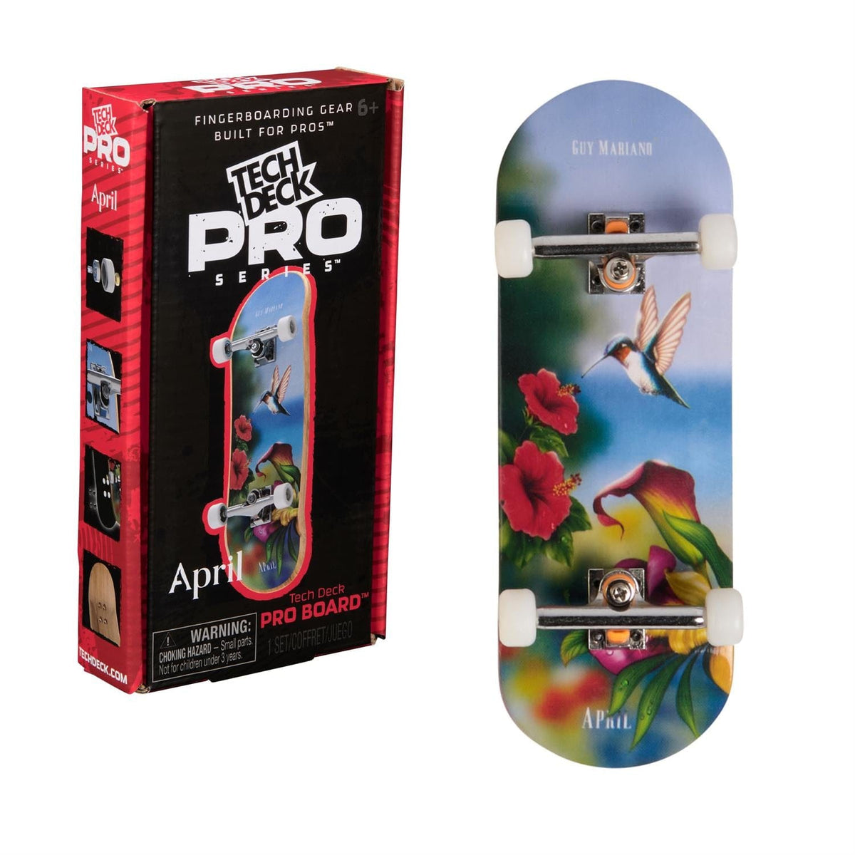 Tech Deck: April Pro Series Finger Board With Storage Display