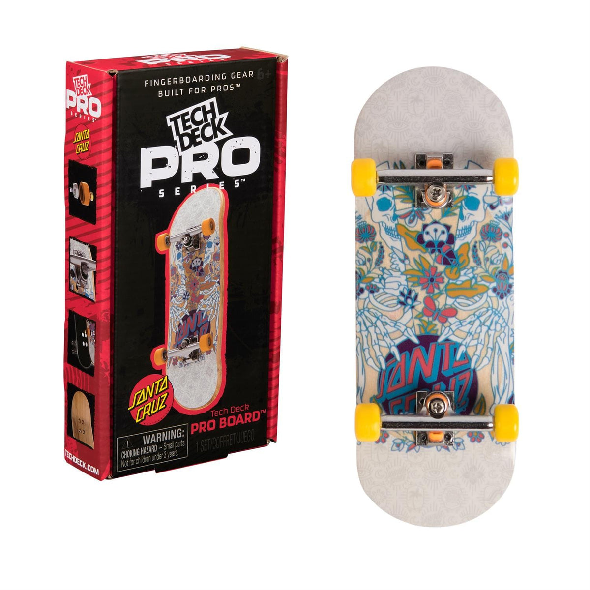 Tech Deck: Santa Cruz Pro Series Finger Board With Storage Display
