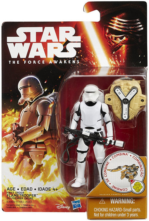 Star Wars The Force Awakens 3.75 Inch Action Figure Snow and Desert Wave 1 - First Order Flametrooper