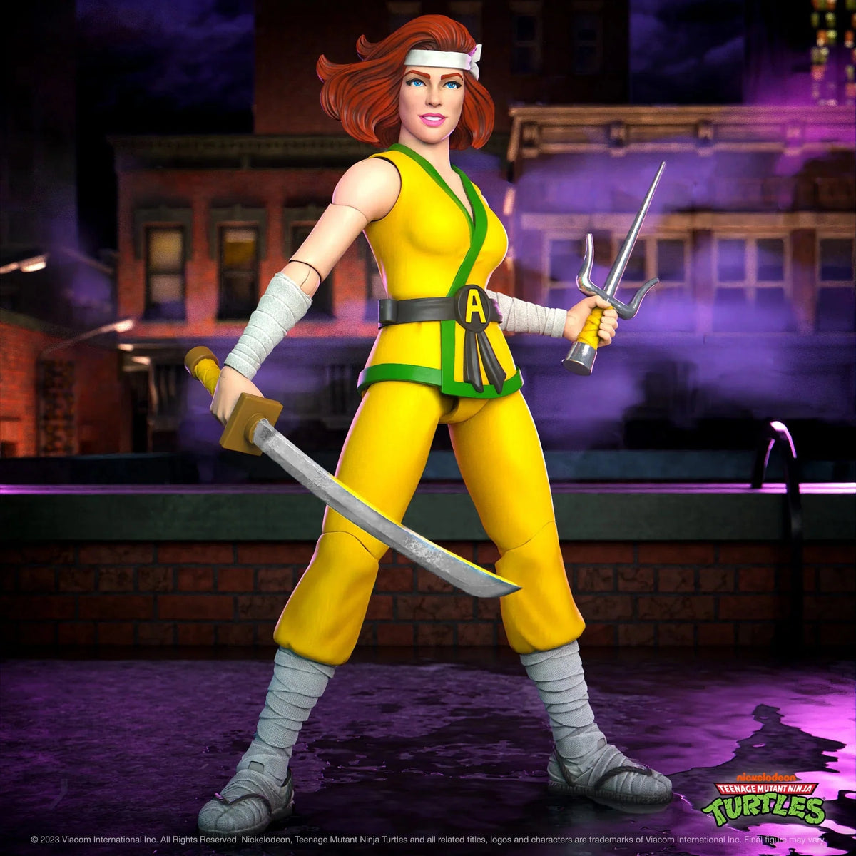 SUPER7: TMNT ULTIMATES! WAVE 10 - NINJA APRIL ACTION FIGURE