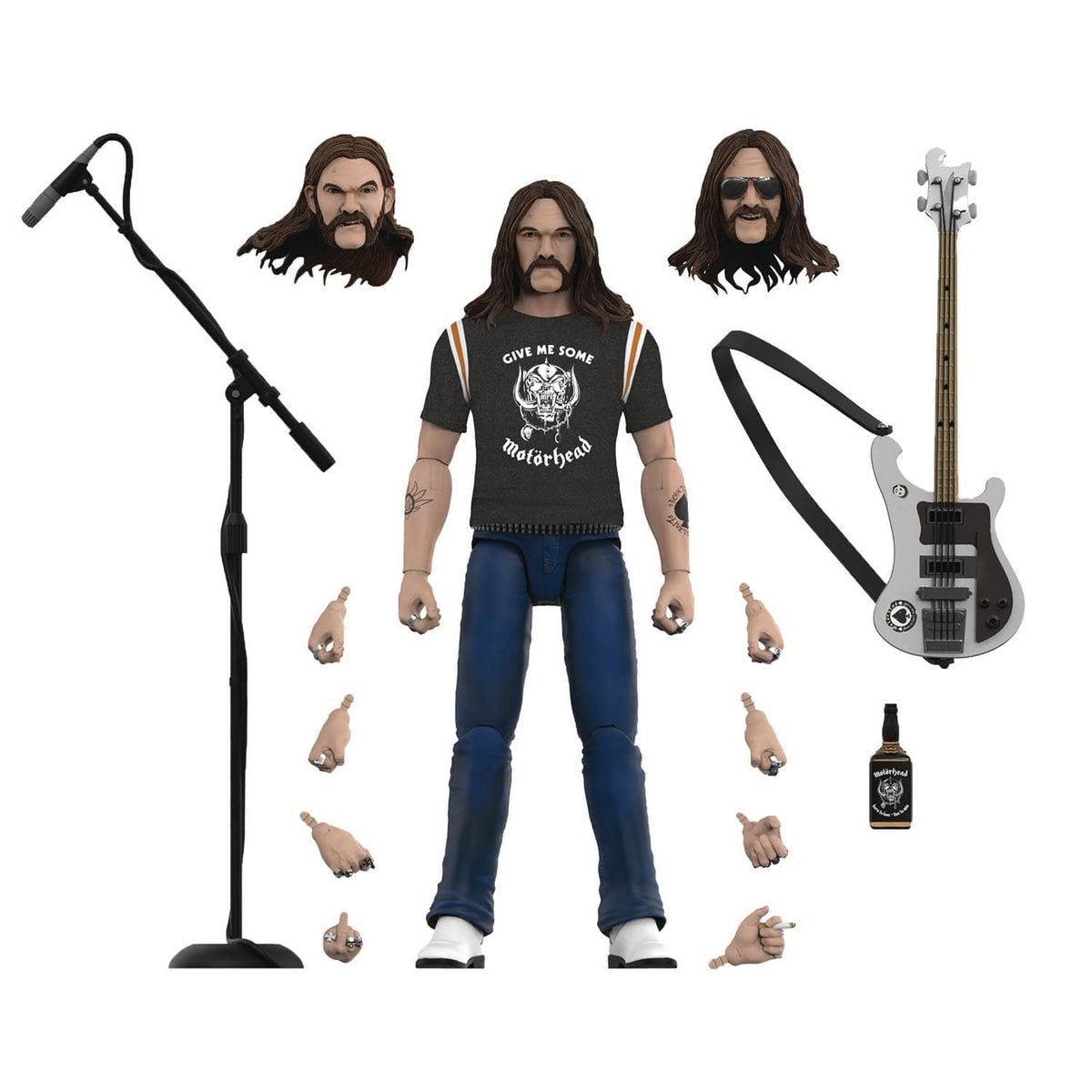 SUPER7: ULTIMATES WAVE 2 - MOTORHEAD - LEMMY 1981 TOUR ACTION FIGURE