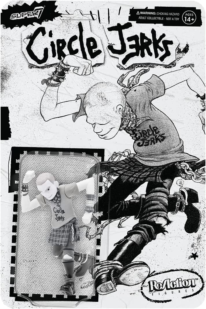 ReAction Figure: Circle Jerks - Skank Man, Black and White