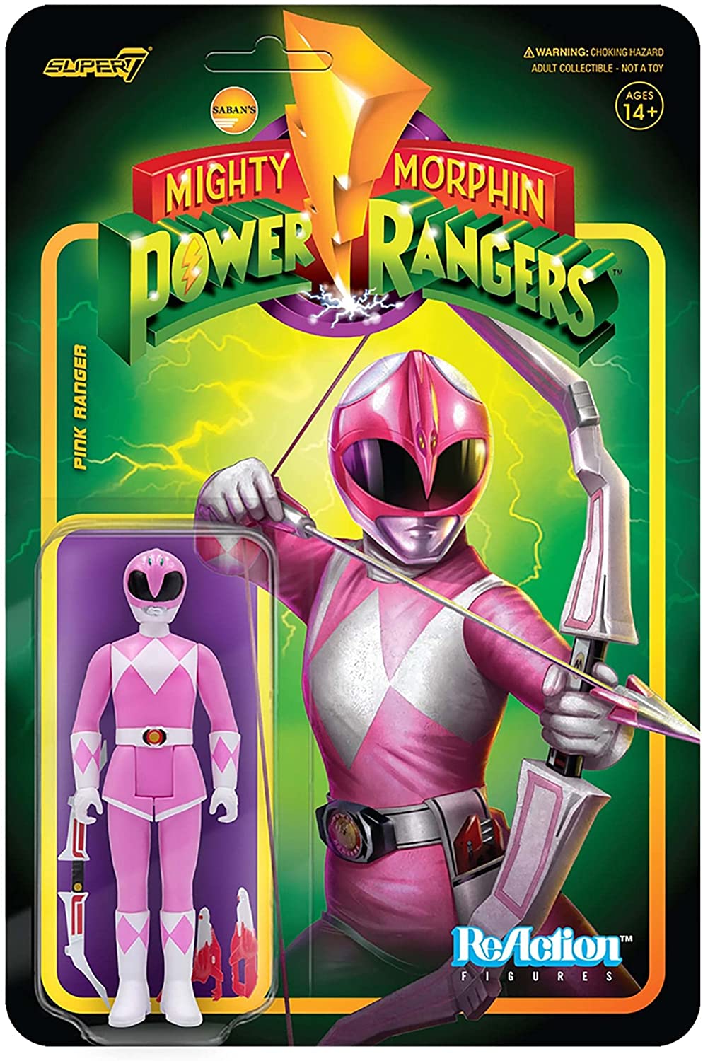 ReAction Figure: Might Morphin' Power Rangers - Pink Ranger