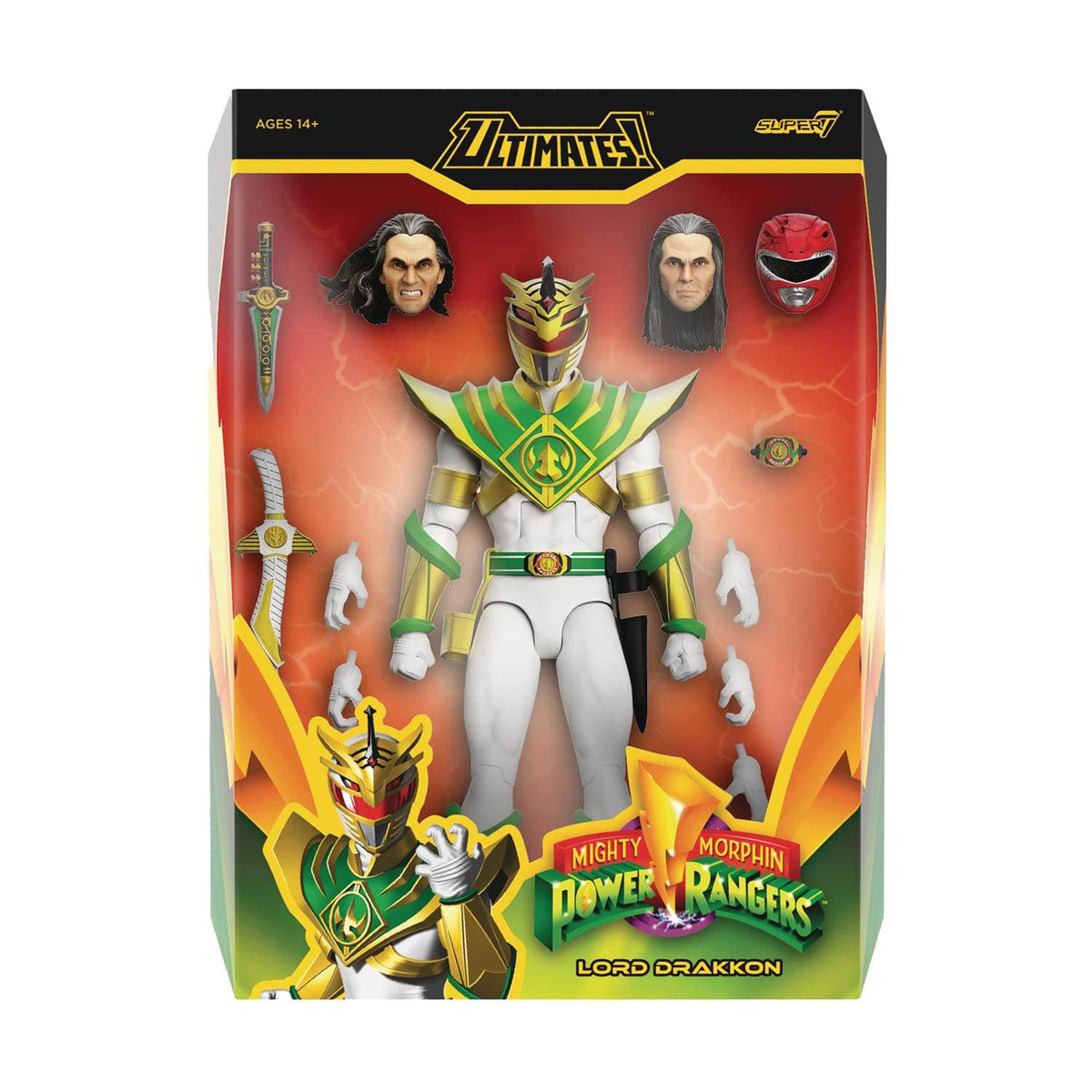 SUPER7: MIGHTY MORPHIN POWER RANGERS - LORD DRAKKON ACTION FIGURE