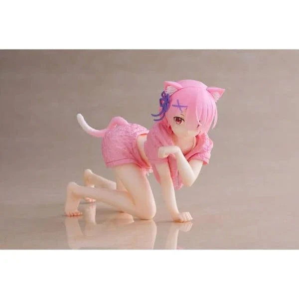 TAITO - RE ZERO - DESKTOP RAM CAT ROOMWEAR CUTE FIGURE