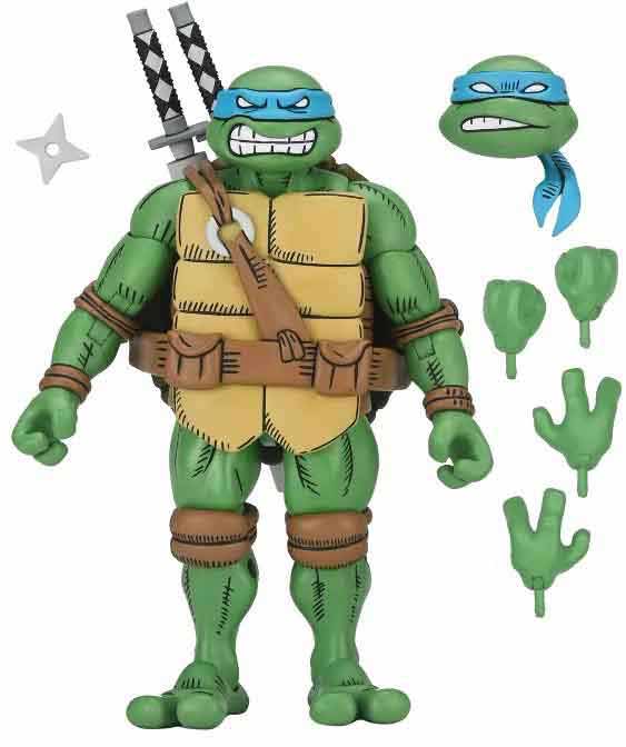 Teenage Mutant Ninja Turtles x Usagi Yojimbo 7 Inch Action Figure Ultimate - Leonardo