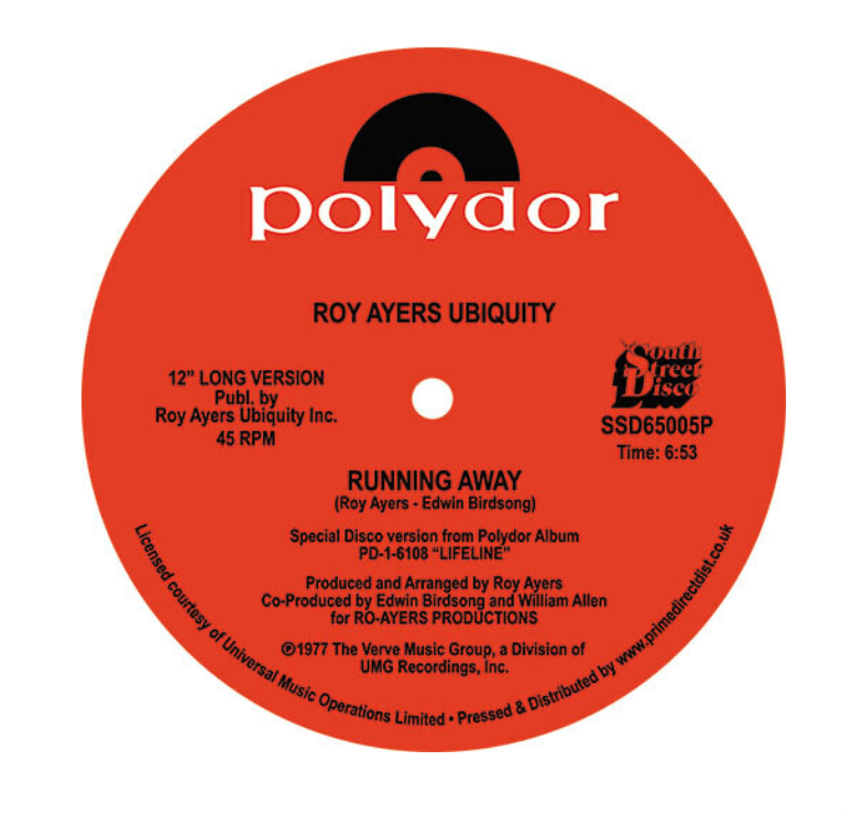 Roy Ayers Ubiquity - Running Away / Love Will Bring Us Back Together