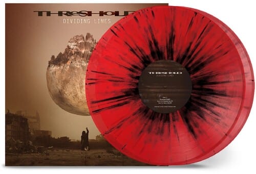 Threshold - Dividing Lines, Transparent Red W/ Black Splatter