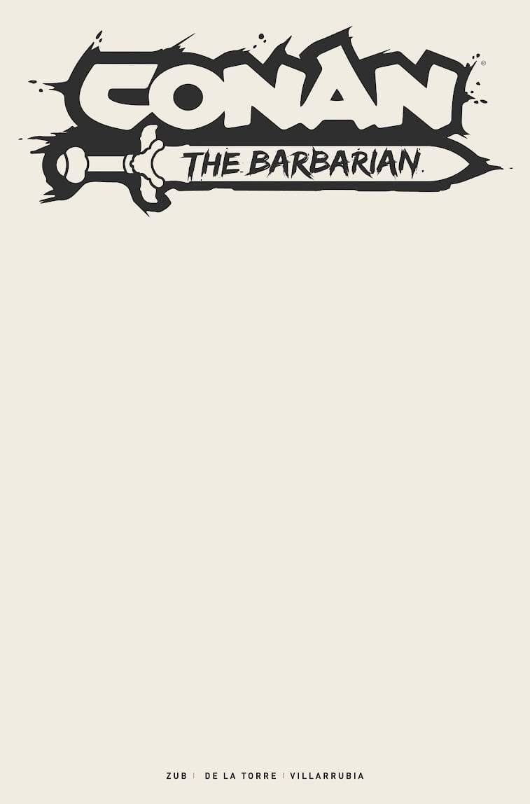 CONAN BARBARIAN #1 CVR H COLOR BLANK SKETCH (MR)