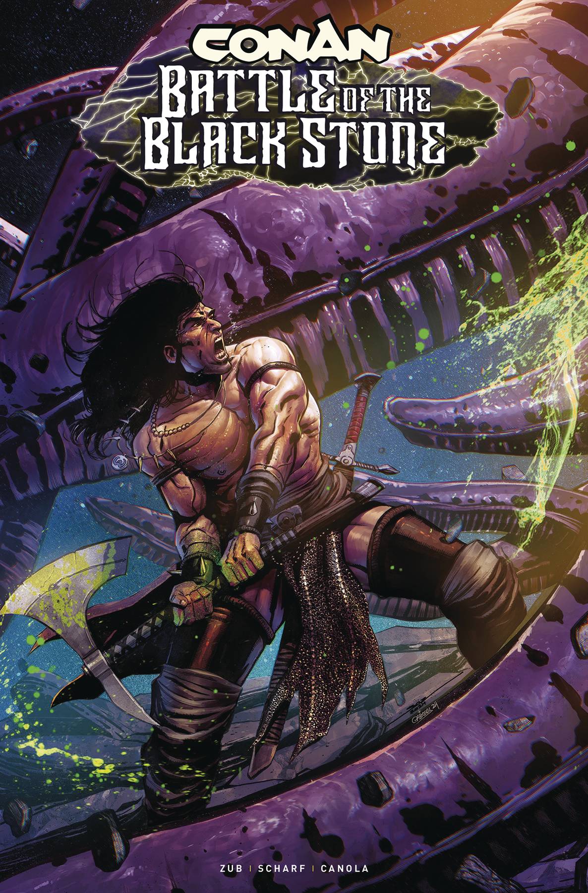 CONAN BARBARIAN BATTLE BLACK STONE #1 (OF 4) CVR B OEZGEN (M