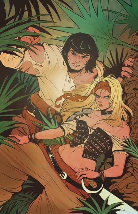 CONAN THE BARBARIAN #35 CVR G ASHLEIGH IZIENICKI VIRGIN CARDSTOCK VAR (MR) (Release Date: 09/30/2026)