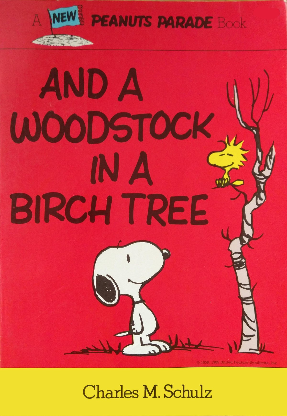 Peanuts & Woodstock In A Birch Tree Sc