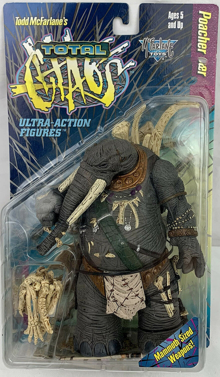 Total Chaos 6 Inch Action Figure Series 2 - Poacher (Shelf Wear Packaging)