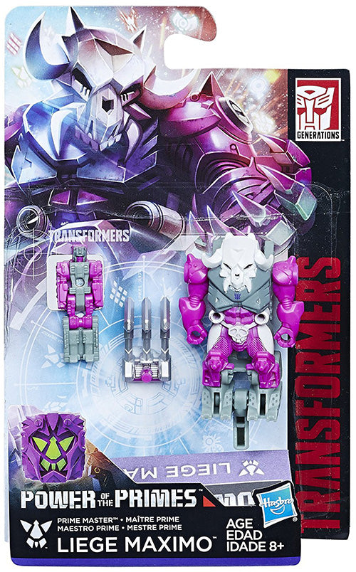 Transformers Generations Power Of The Primes 1.5 Inch Mini Figurines Prime Master Series - Liege Maximo (Sub-Standard Packaging)