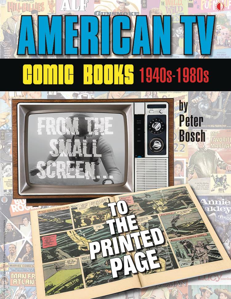 American Tv Comic Books 40S - 80S Small Screen Printed Page