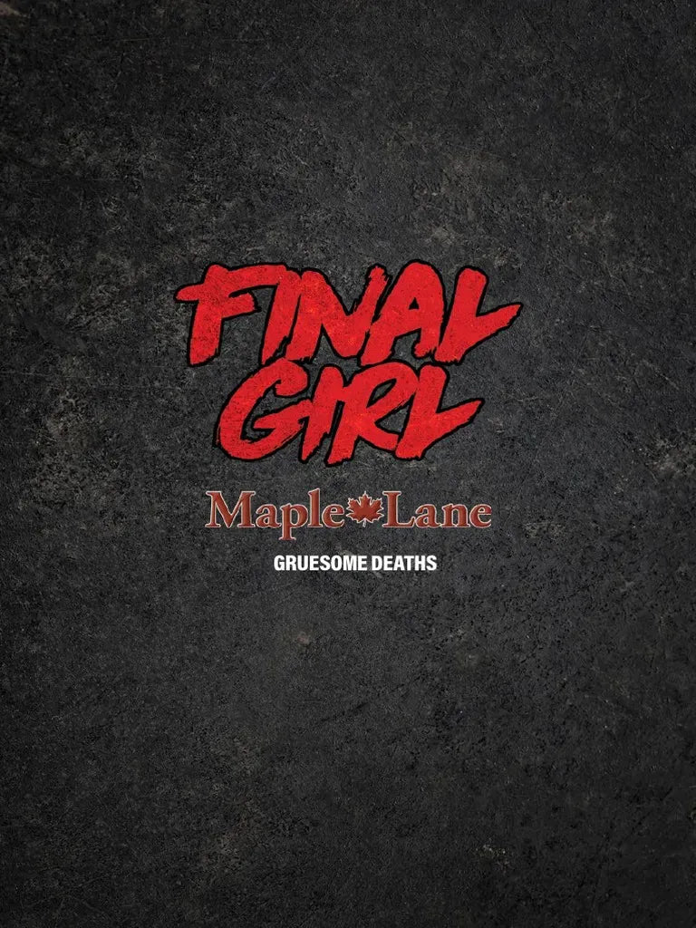 Final Girl: Series 1 - Gruesome Death Books