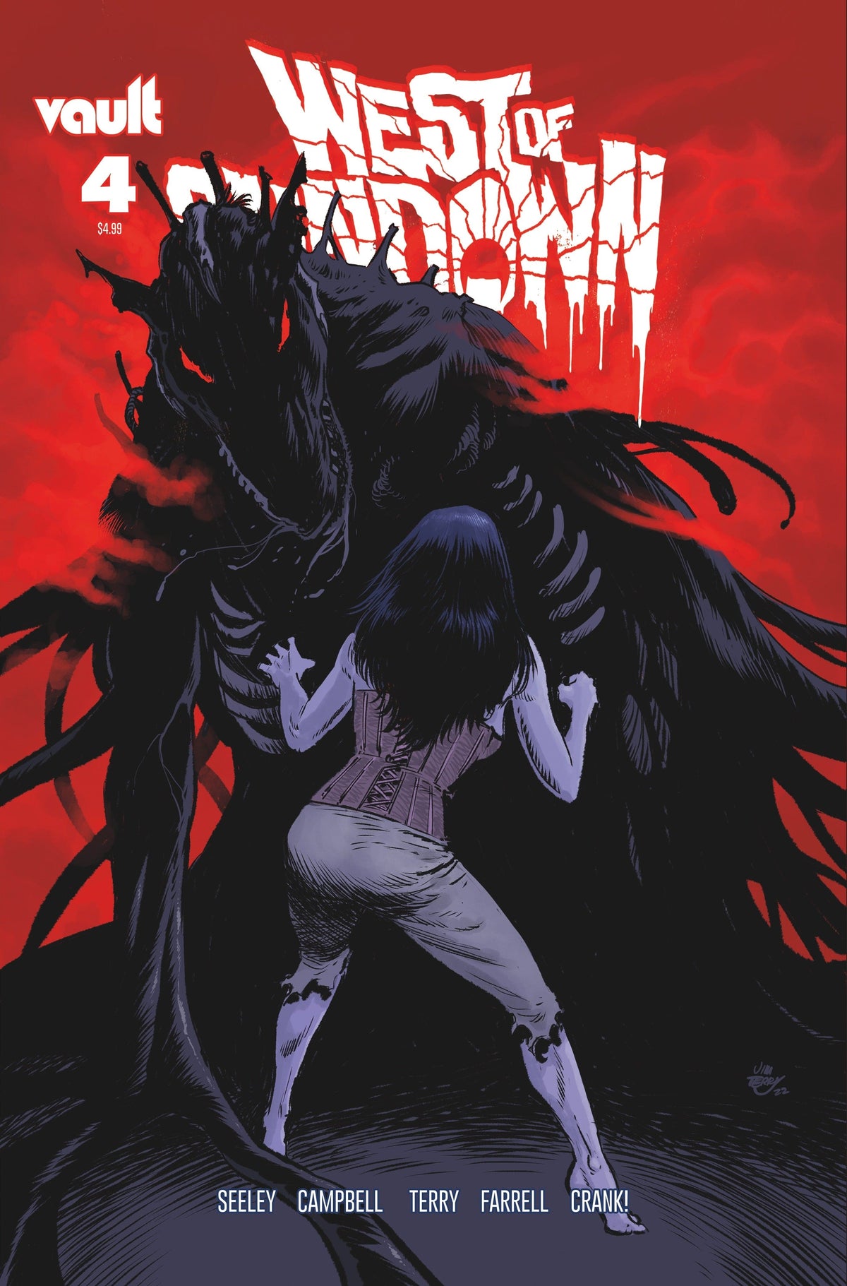 WEST OF SUNDOWN #4 CVR B JIM TERRY VAR