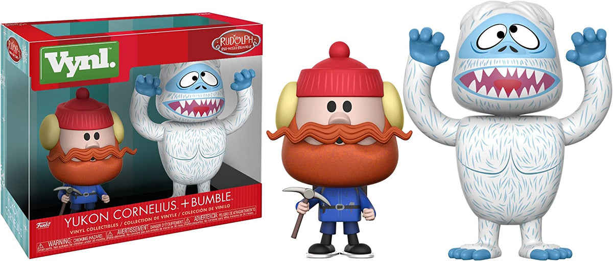 Vynl Rudolph The Red Nose Reindeer 3.75 Inch Action Figure - Yukon Cornelius & Bumble