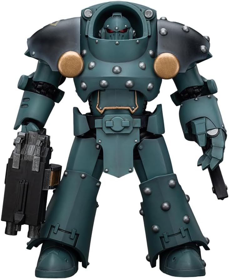 Warhammer 40000 5 Inch Action Figure 1/18 Scale - Sons of Horus Tartaros Terminator Squad Terminator with Combi-Bolter Chainfist