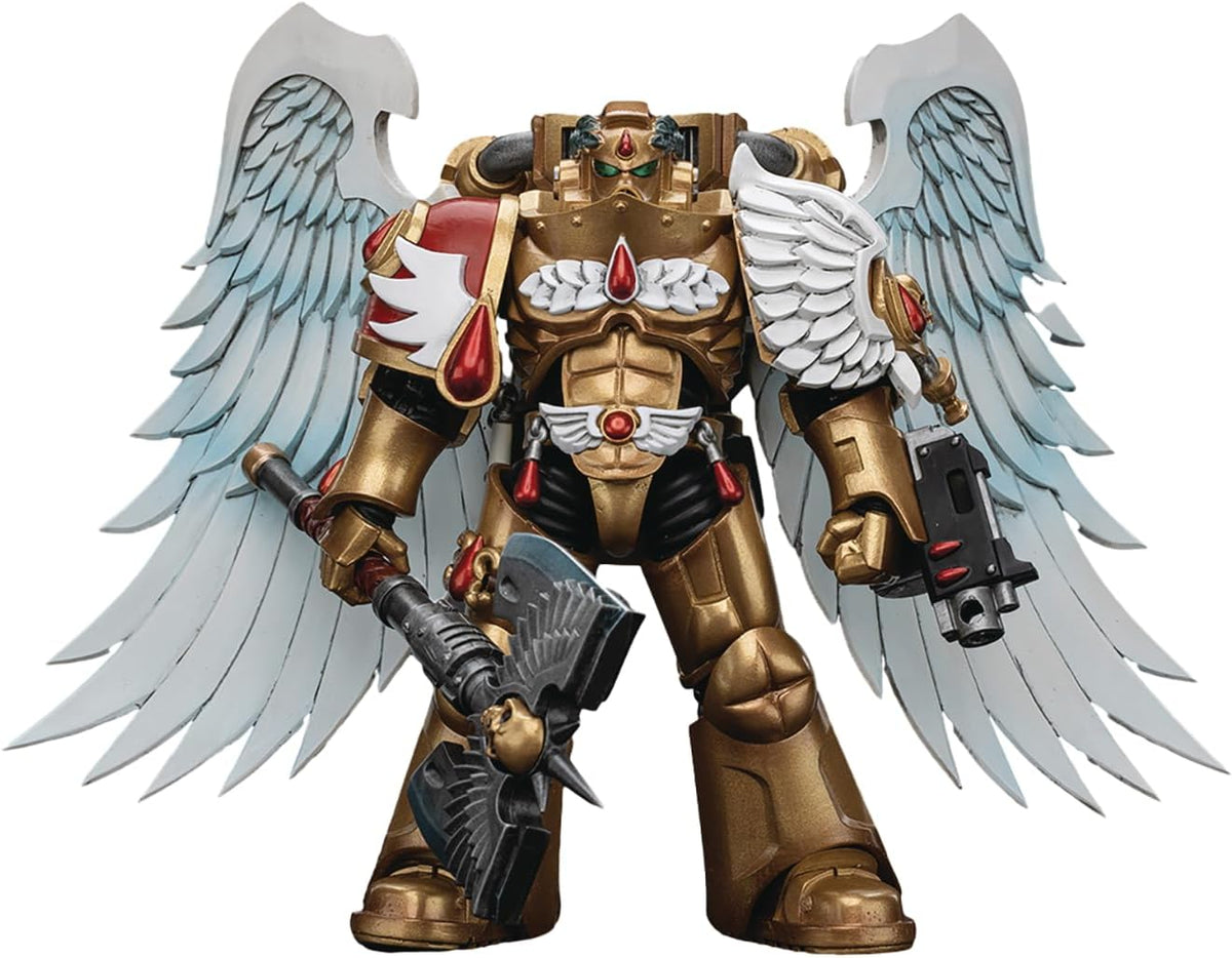 Warhammer 40000 5 Inch Action Figure 1/18 Scale - The Horus Heresy - Blood Angels Sanguinary Guard with Encarmine Axe