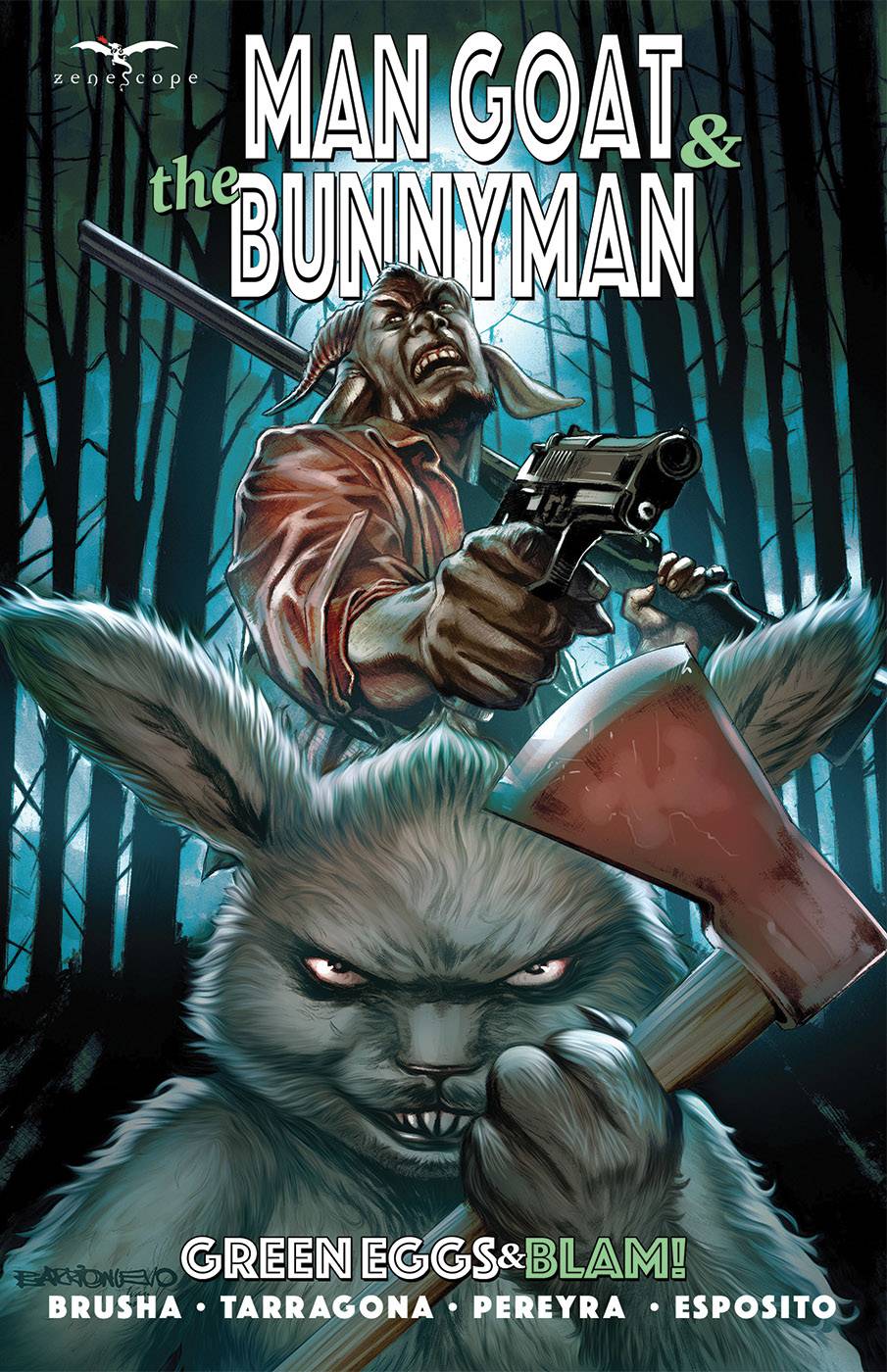 Man Goat And Bunnyman Green Eggs & Blam TP (MR)