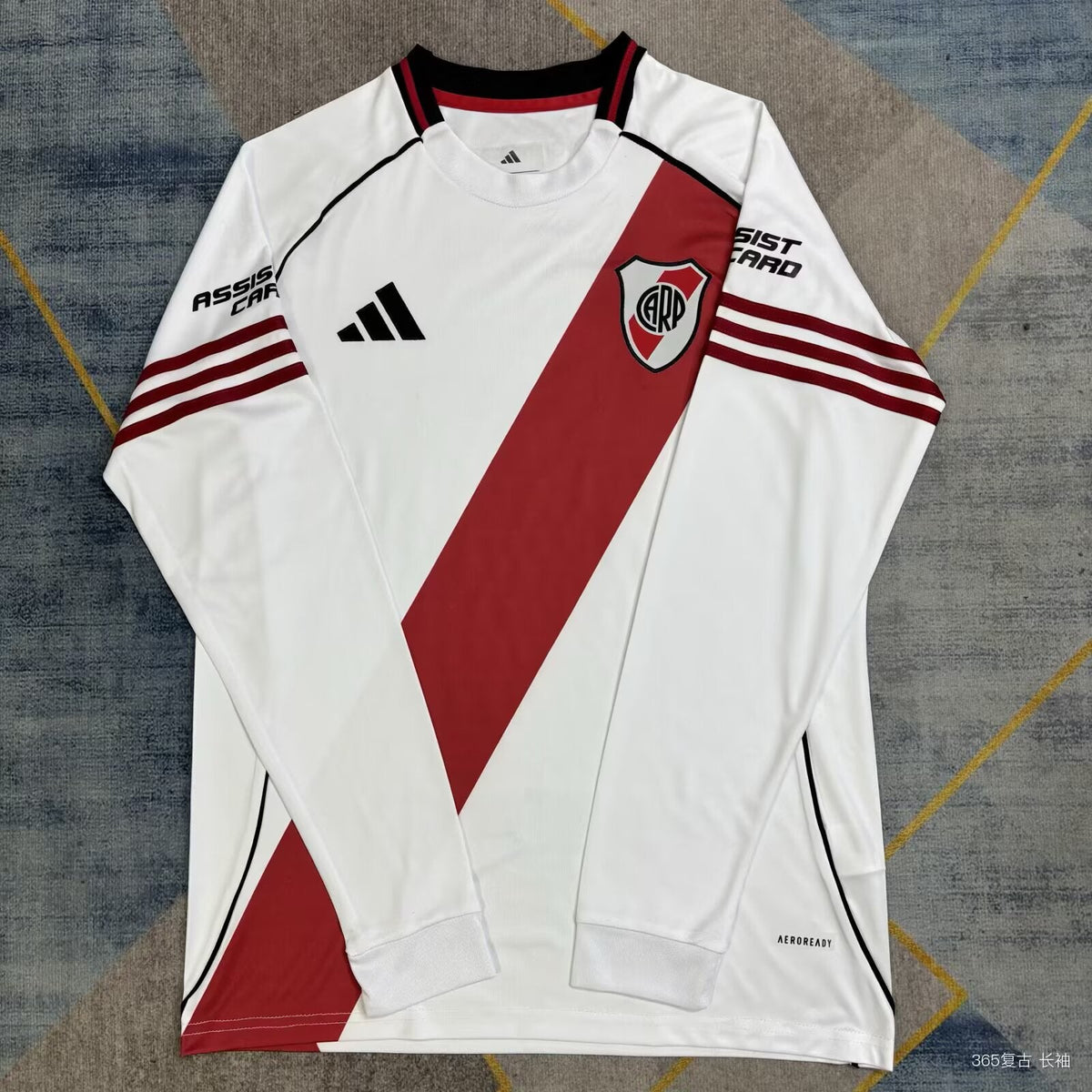 River Plate Jersey 25/26 Home Long Sleeves Football Kit Soccer Jersey