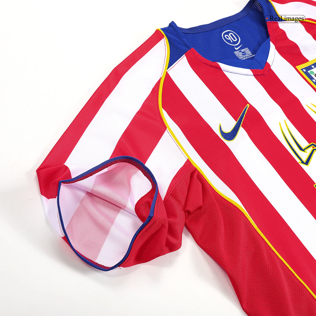Retro 2004/05 Mens Atletico Madrid Home Jersey