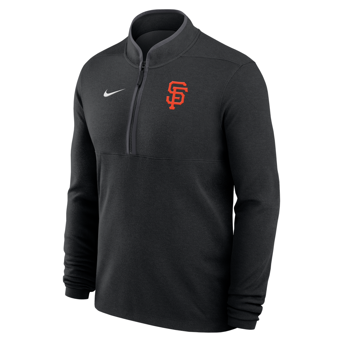 Nike Men's San Francisco Giants Victory Half-Zip Pullover Jacket - Black