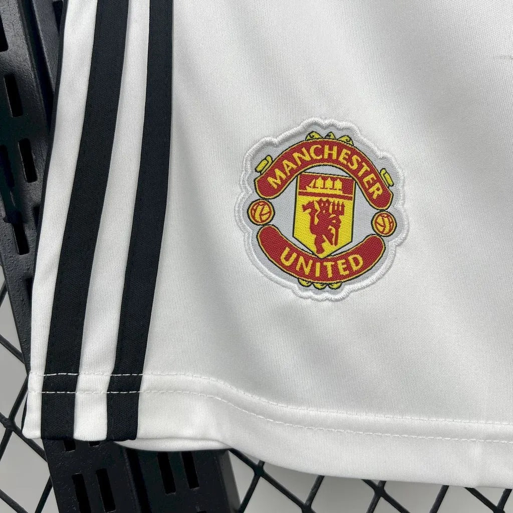 Manchester United Shorts 25/26 Home Football Kit Soccer Shorts