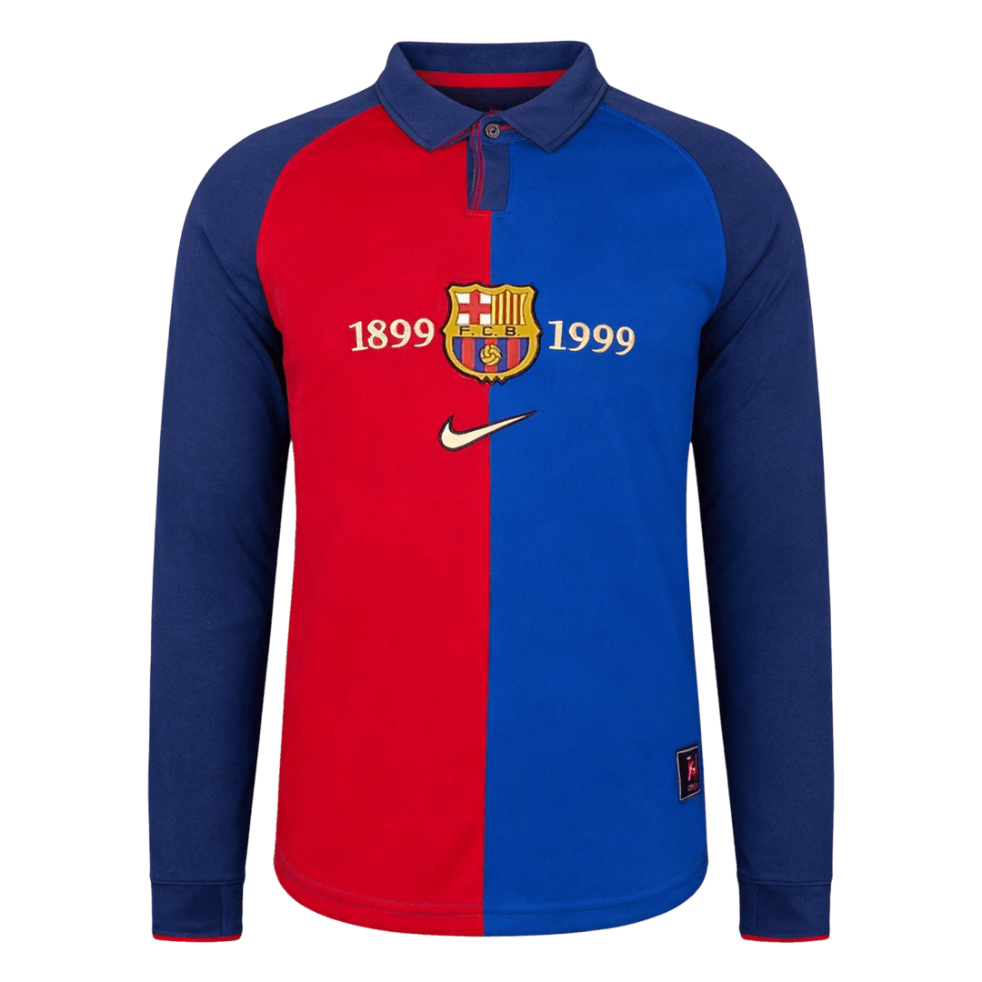 Retro 1999/00 Mens Barcelona Special Long Sleeve Jersey