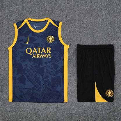 Inter Milan Vest Set Training Tracksuits 25/26 Football Kit Soccer Jersey