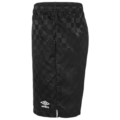 Umbro Men's Checkerboard Shorts- Black