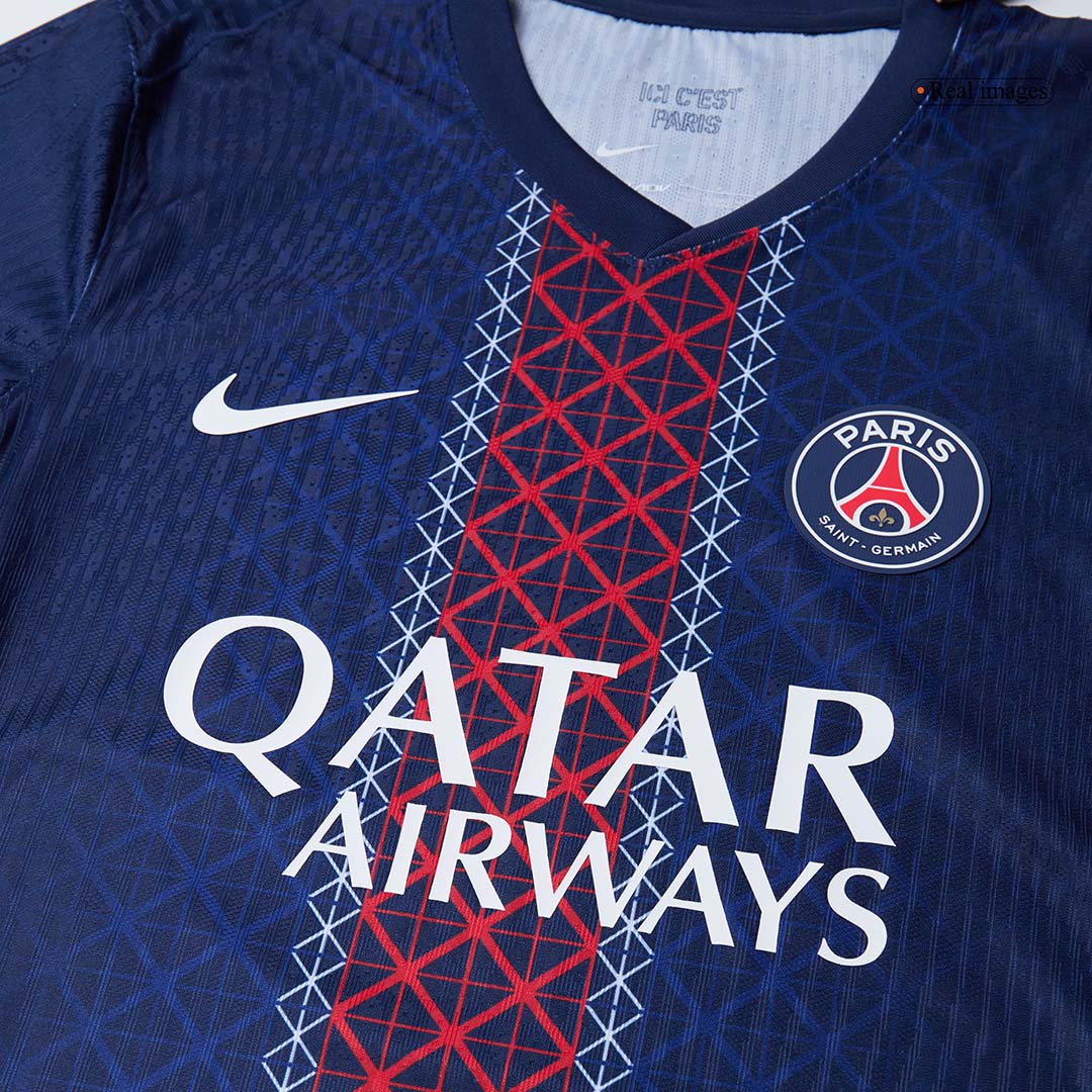 Mens PSG Home Jersey 2025/26 - Player Version (Slim Fit)
