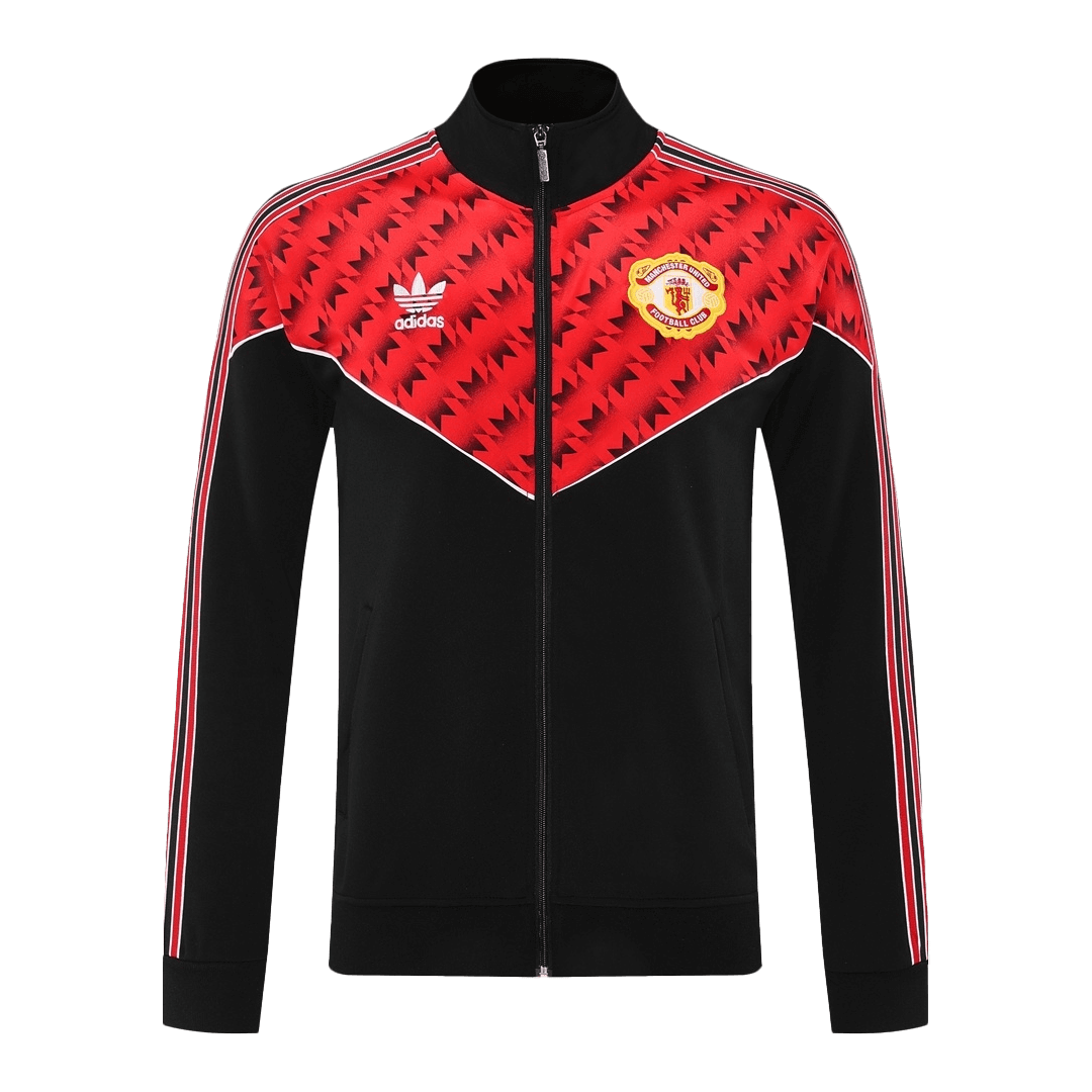 Manchester United 2025/26 Red&Black Training Tracksuit Kit (Top+Pants)