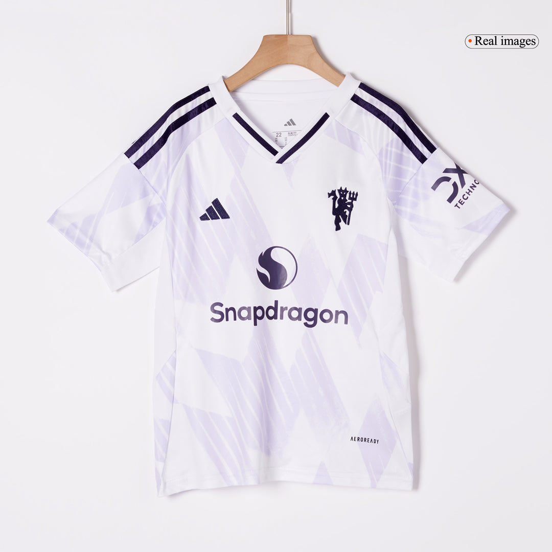 Kids Manchester United Away Kit 2025/26