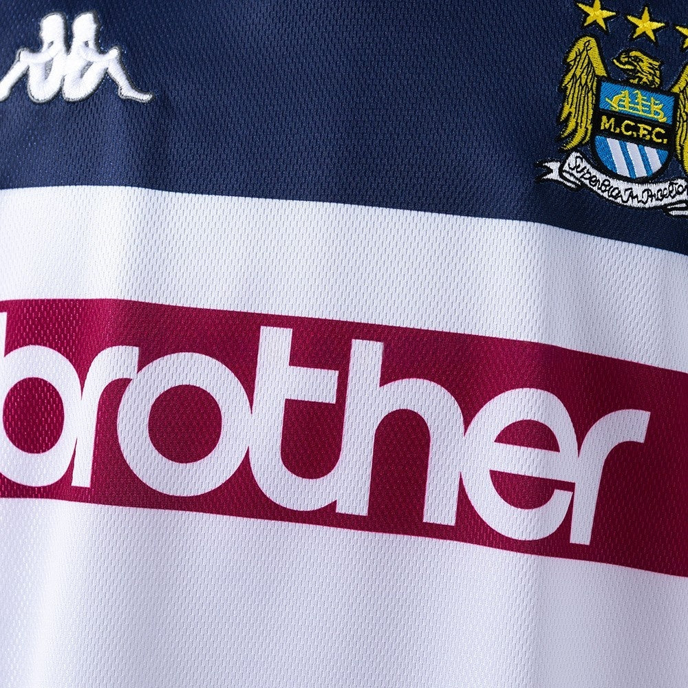 Manchester City Jersey 1997-98 Away Retro Football Kit