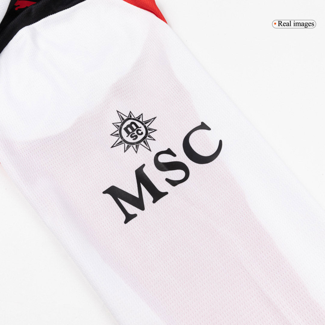 Mens AC Milan Away Long Sleeve Jersey 2025/26