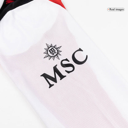 Mens AC Milan Away Long Sleeve Jersey 2025/26