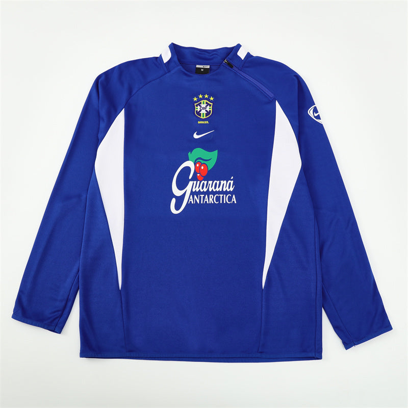Retro Brazil Training Tracksuits 2002 Football Kit Soccer Jersey