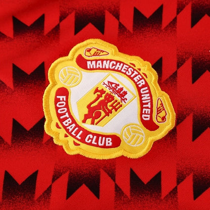 Manchester United 2025/26 Red&Black Training Tracksuit Kit (Top+Pants)