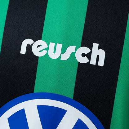 Wolfsburg Away Jersey 1995-1996 Retro Long Sleeves Football Kit Soccer Shirt